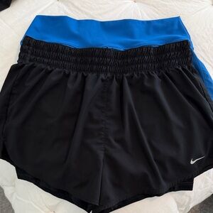 Athletic shorts bundle. One Nike and one Abercrombie. Size L